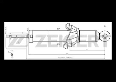 Амортизатор (ZEKKERT: SG-2450)