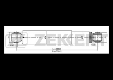 Амортизатор (ZEKKERT: SG-2460)