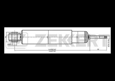 Амортизатор (ZEKKERT: SG-2544)