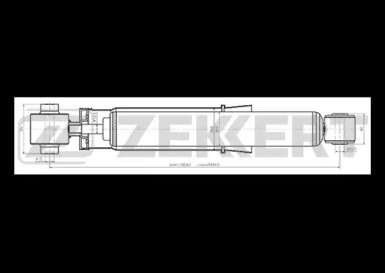 Амортизатор (ZEKKERT: SG-2547)