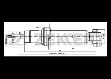 Амортизатор (ZEKKERT: SG-2557)