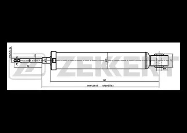 Амортизатор (ZEKKERT: SG-2564)