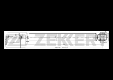 Амортизатор (ZEKKERT: SG-2676)