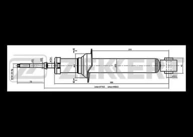 Амортизатор (ZEKKERT: SG-2693)