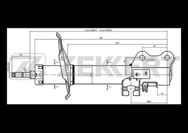 Амортизатор (ZEKKERT: SG-4050)