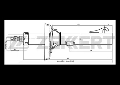 Амортизатор (ZEKKERT: SG-4080)