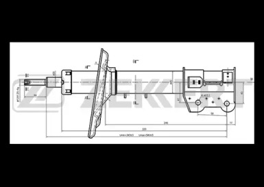 Амортизатор (ZEKKERT: SG-4090)