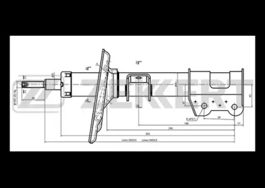 Амортизатор (ZEKKERT: SG-4091)