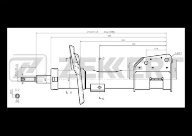 Амортизатор (ZEKKERT: SG-4093)