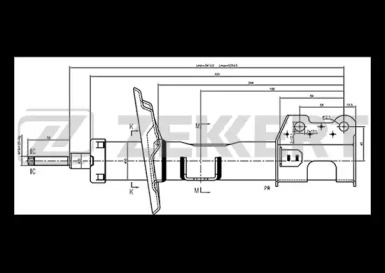 Амортизатор (ZEKKERT: SG-4097)