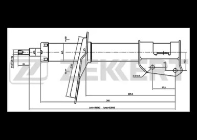 Амортизатор (ZEKKERT: SG-4141)