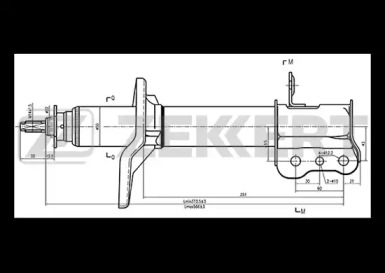 Амортизатор (ZEKKERT: SG-4298)