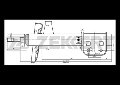 Амортизатор (ZEKKERT: SG-4332)