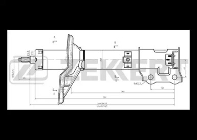 Амортизатор (ZEKKERT: SG-4471)