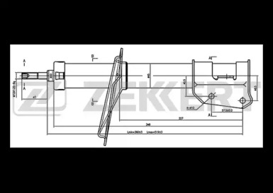 Амортизатор (ZEKKERT: SG-4523)