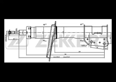 Амортизатор (ZEKKERT: SG-4524)