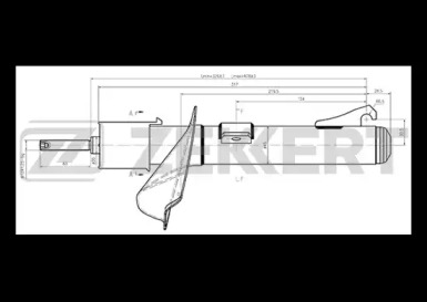 Амортизатор (ZEKKERT: SG-4532)