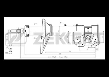 Амортизатор (ZEKKERT: SG-4539)