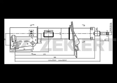 Амортизатор (ZEKKERT: SG-4554)