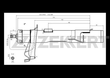 Амортизатор (ZEKKERT: SG-4575)