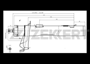 Амортизатор (ZEKKERT: SG-4576)