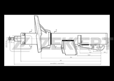 Амортизатор (ZEKKERT: SG-4601)