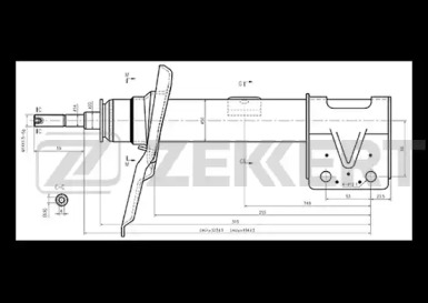 Амортизатор (ZEKKERT: SG-4622)