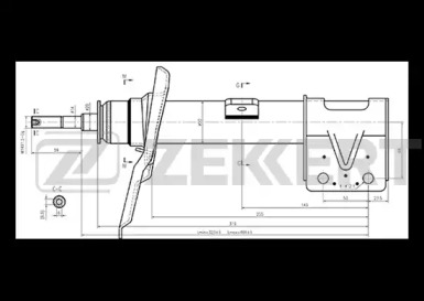 Амортизатор (ZEKKERT: SG-4623)