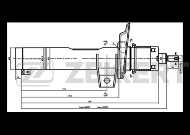 Амортизатор (ZEKKERT: SG-4624)