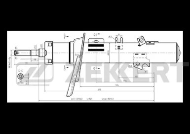 Амортизатор (ZEKKERT: SG-4629)