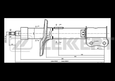 Амортизатор (ZEKKERT: SG-4710)