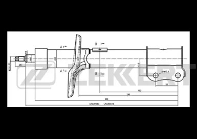 Амортизатор (ZEKKERT: SG-4711)