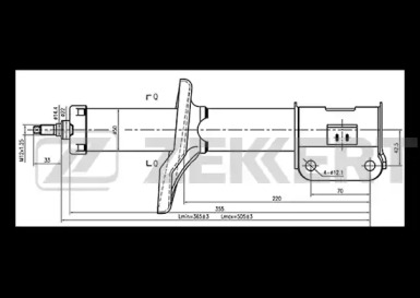 Амортизатор (ZEKKERT: SG-4714)