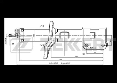 Амортизатор (ZEKKERT: SG-4715)