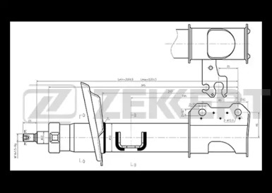 Амортизатор (ZEKKERT: SG-4725)