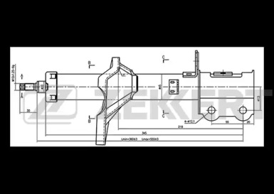 Амортизатор (ZEKKERT: SG-4750)