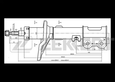 Амортизатор (ZEKKERT: SG-4754)