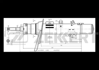 Амортизатор (ZEKKERT: SG-4782)