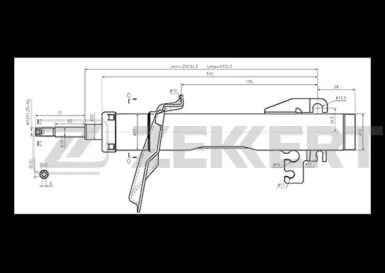 Амортизатор (ZEKKERT: SG-4787)