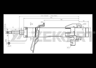 Амортизатор (ZEKKERT: SG-4788)