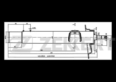 Амортизатор (ZEKKERT: SG-4793)