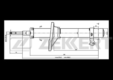 Амортизатор (ZEKKERT: SG-4813)