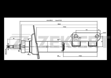 Амортизатор (ZEKKERT: SG-4853)