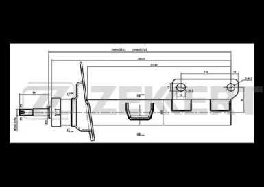 Амортизатор (ZEKKERT: SG-4854)