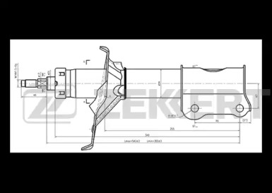 Амортизатор (ZEKKERT: SG-4856)