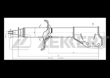 Амортизатор (ZEKKERT: SG-4862)