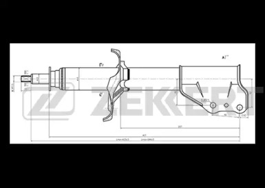 Амортизатор (ZEKKERT: SG-4863)