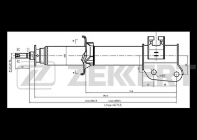 Амортизатор (ZEKKERT: SG-4868)