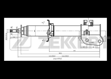 Амортизатор (ZEKKERT: SG-4869)