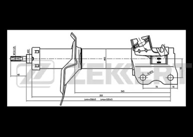 Амортизатор (ZEKKERT: SG-4887)